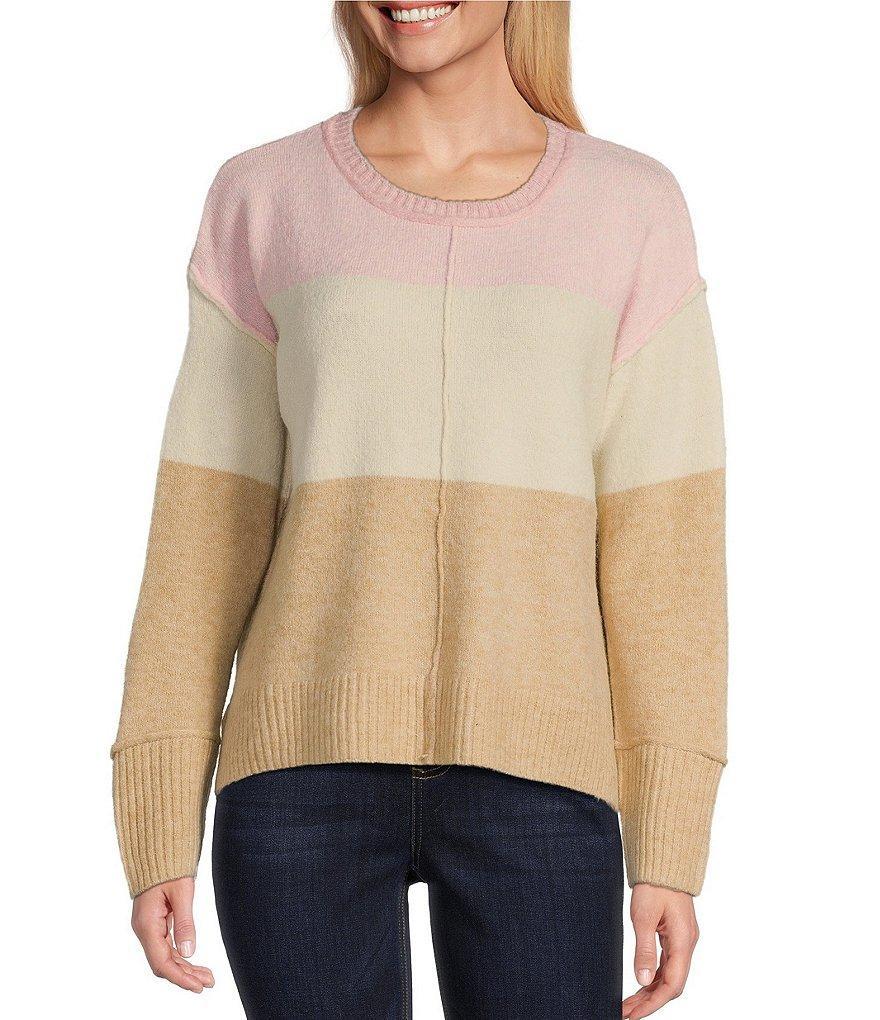 Westbound Long Sleeve Crew Neck Sweater Product Image