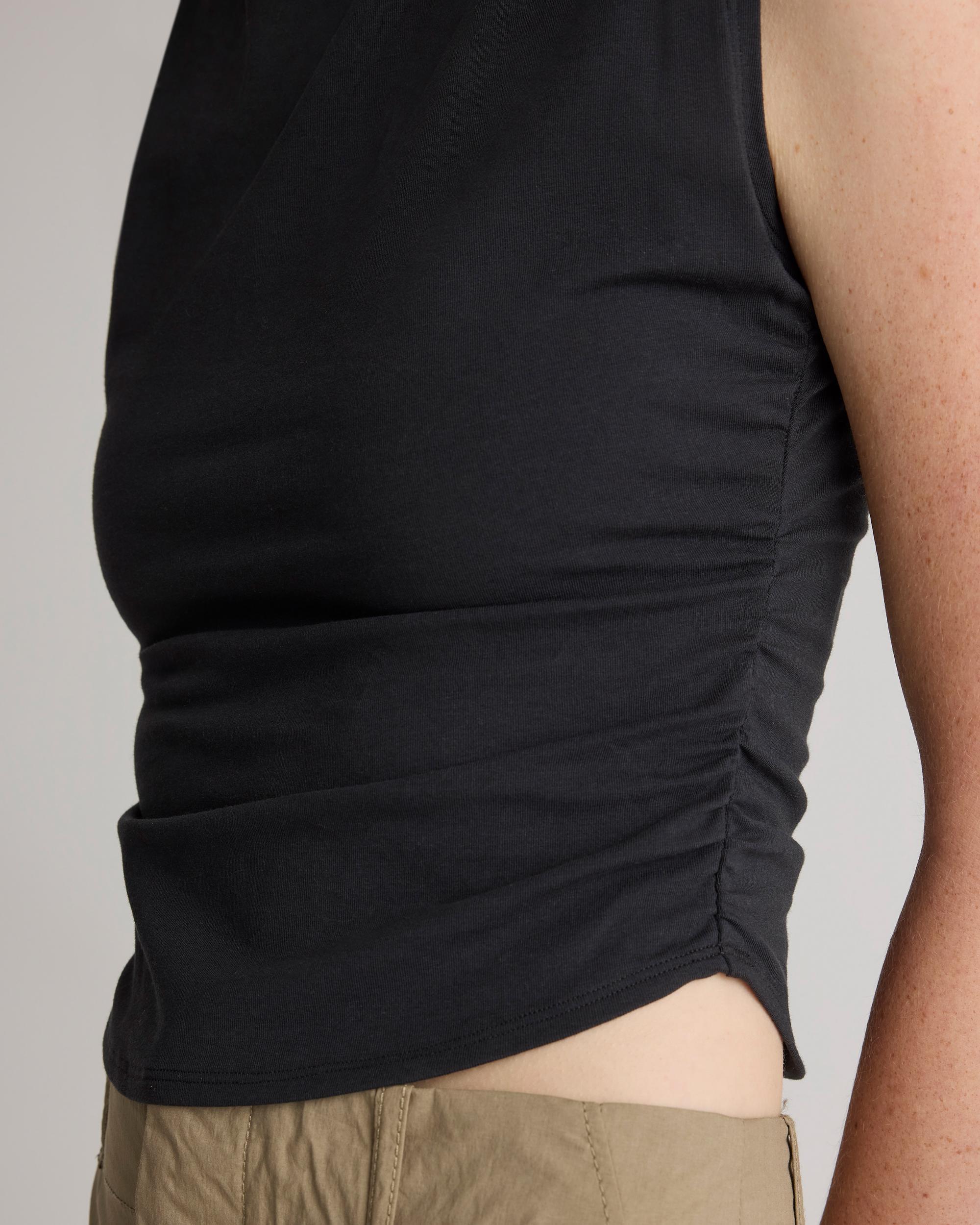 Quince | Women's Stretch Cotton Jersey Sleeveless Mock Neck Top Size XS, Organic Cotton Product Image