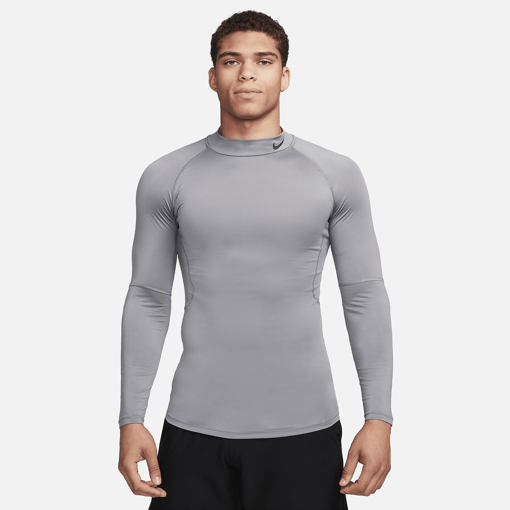 Nike Pro Men's Dri-FIT Fitness Mock-Neck Long-Sleeve Top Product Image