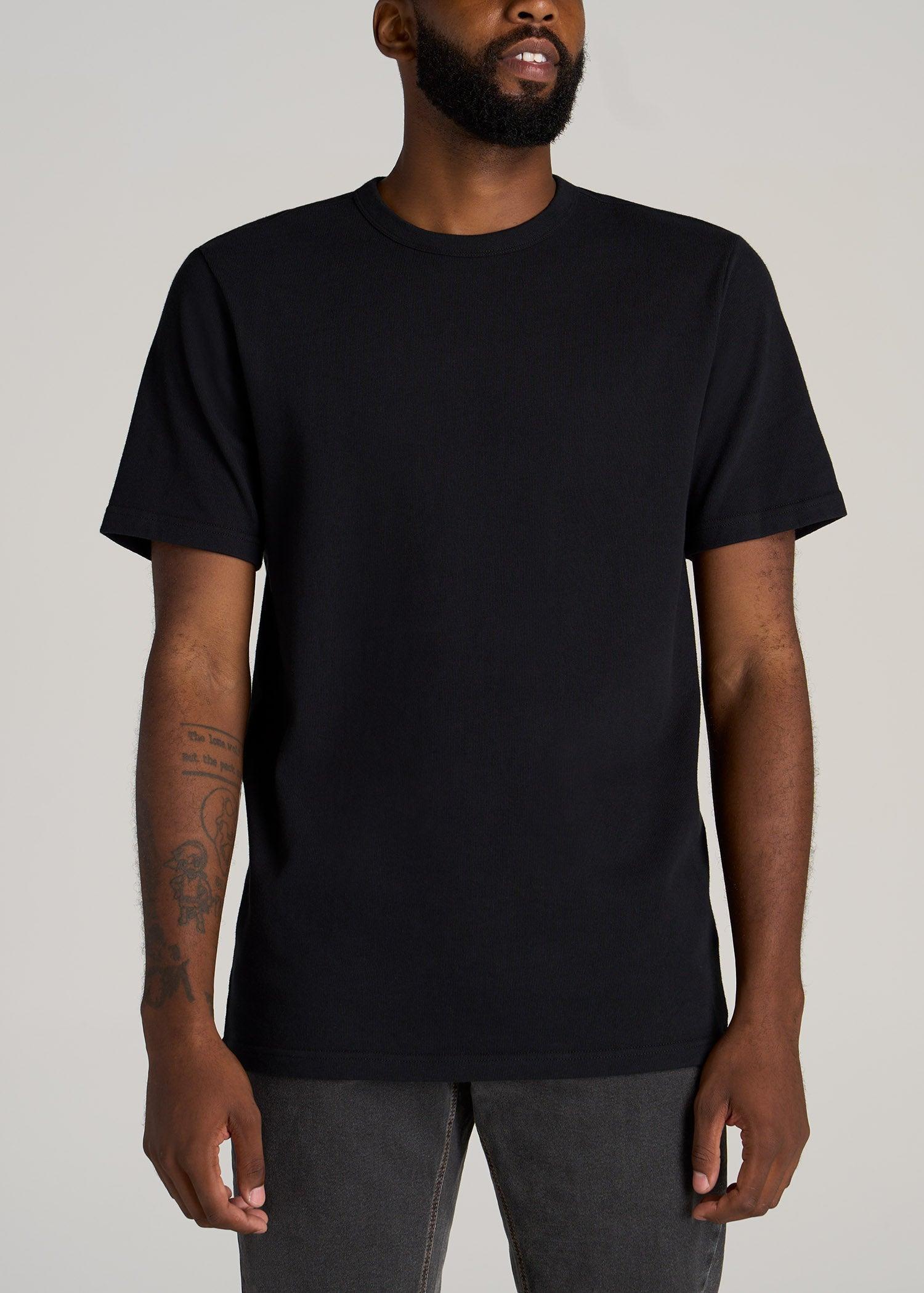 LJ&S Heavyweight RELAXED-FIT Tall Tee in Sumac Red Product Image