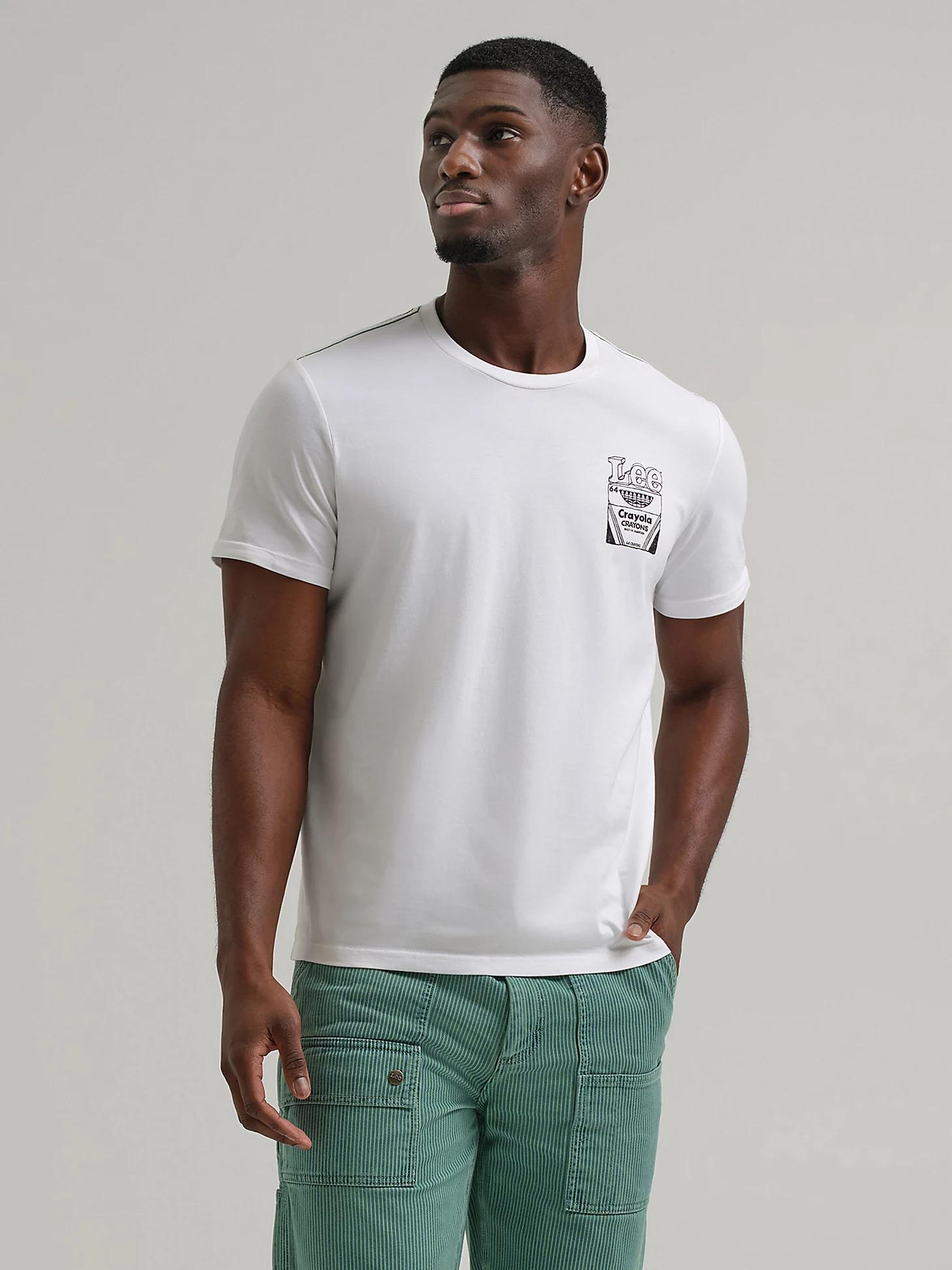 Lee® x Crayola® Limited Edition Colors Crayon Box Graphic Tee | Men's Tops & Tees | Lee® Product Image