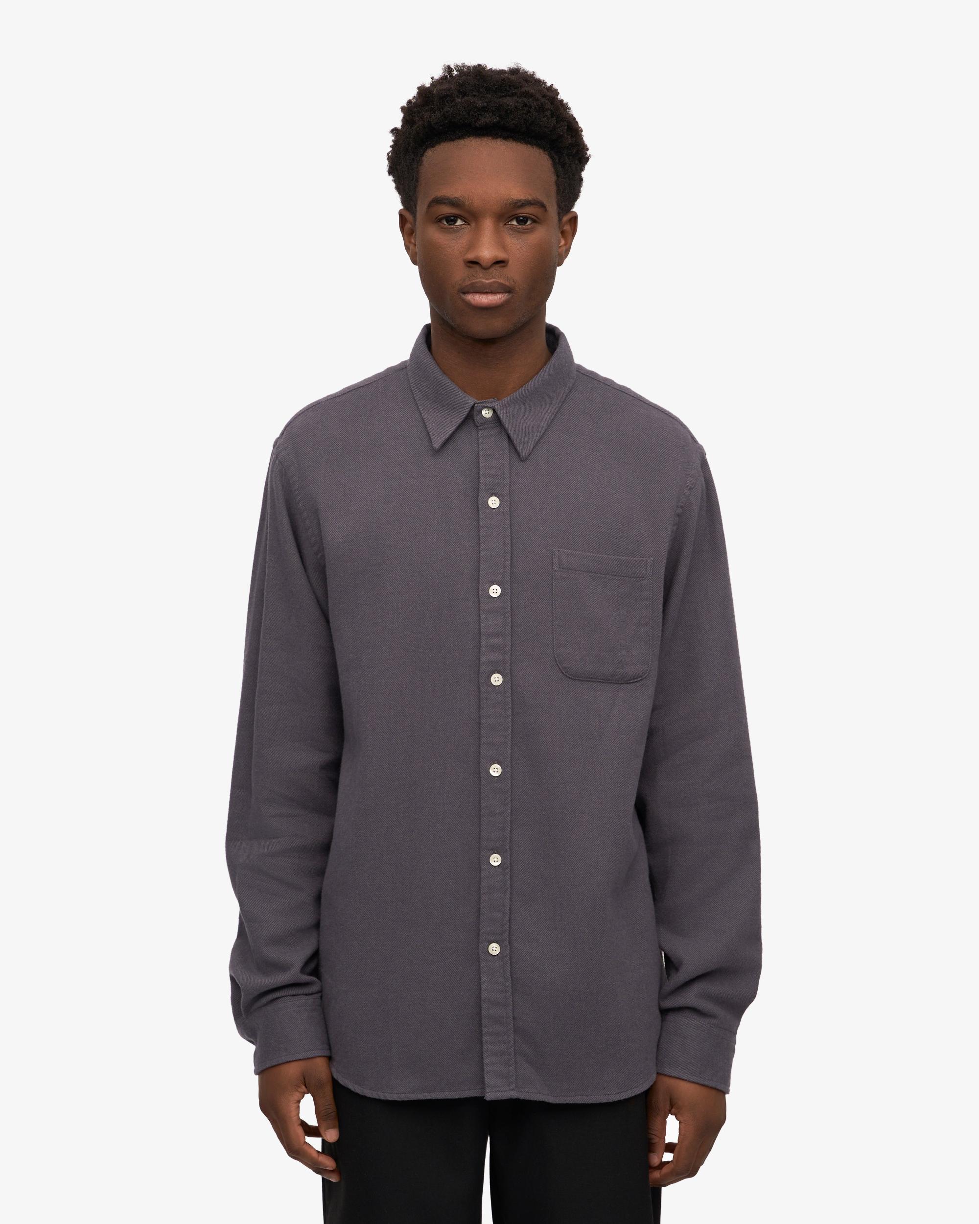 Organic Flannel Shirt - Ocean Green Product Image