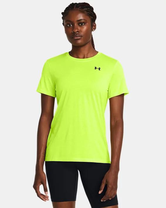 Under Armour Womens Tech Textured Short-Sleeve T-Shirt - Celeste / Product Image