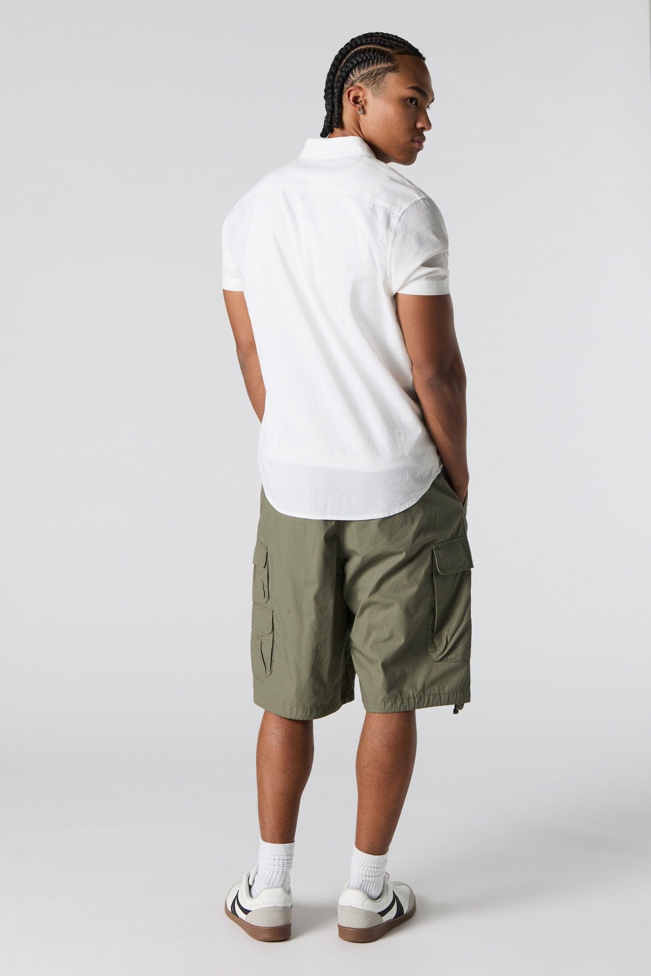 Poplin Longline Cargo Short Male Product Image