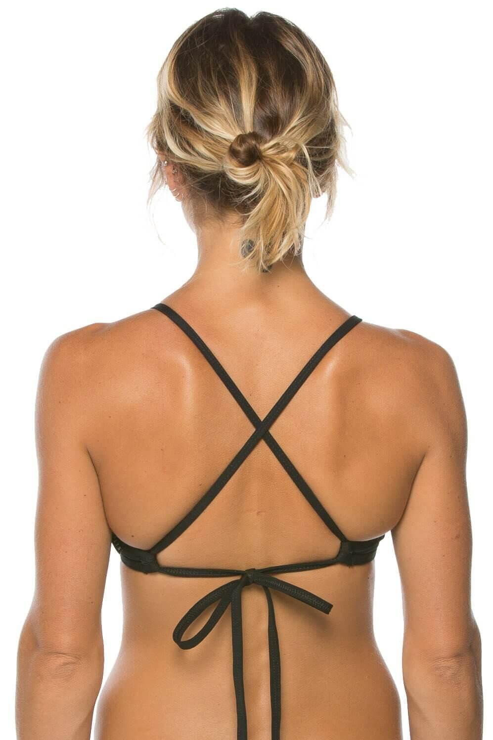 Vent Bikini Top - Pine Female Product Image