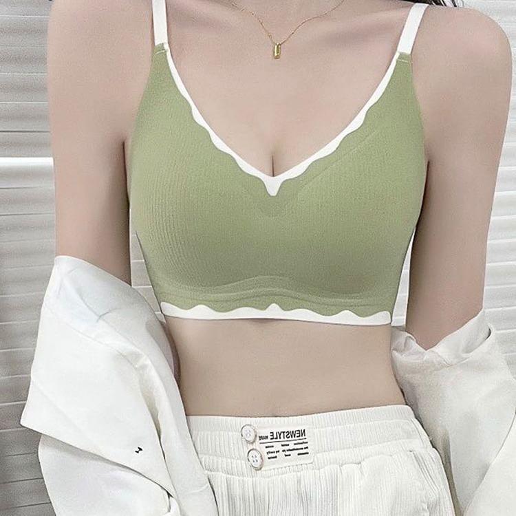 Two Tone Wireless Bra Product Image