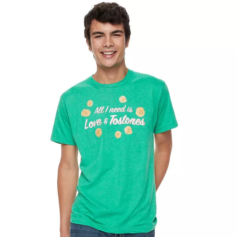 Men's Gonzales Hispanic Heritage Love & Tostones Tee, Size: 3XL, Kelly Grey Product Image