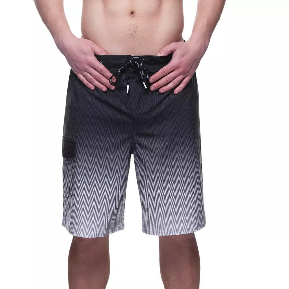 Men's Rokka&Rolla 9-in. Inseam Quick Dry Board Shorts, Size: Medium, Black Product Image