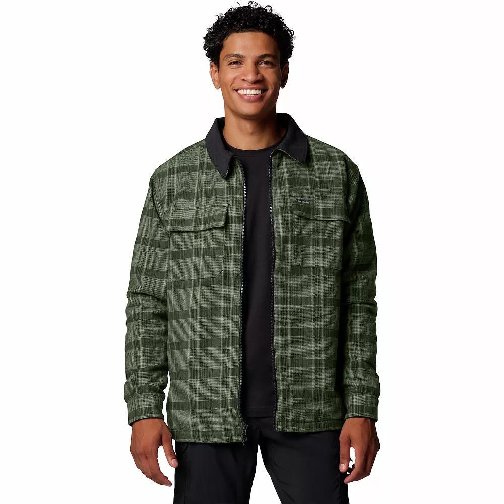 Men's Columbia Pitchtone Heavyweight Shirt Jacket, Size: Medium, Green Product Image