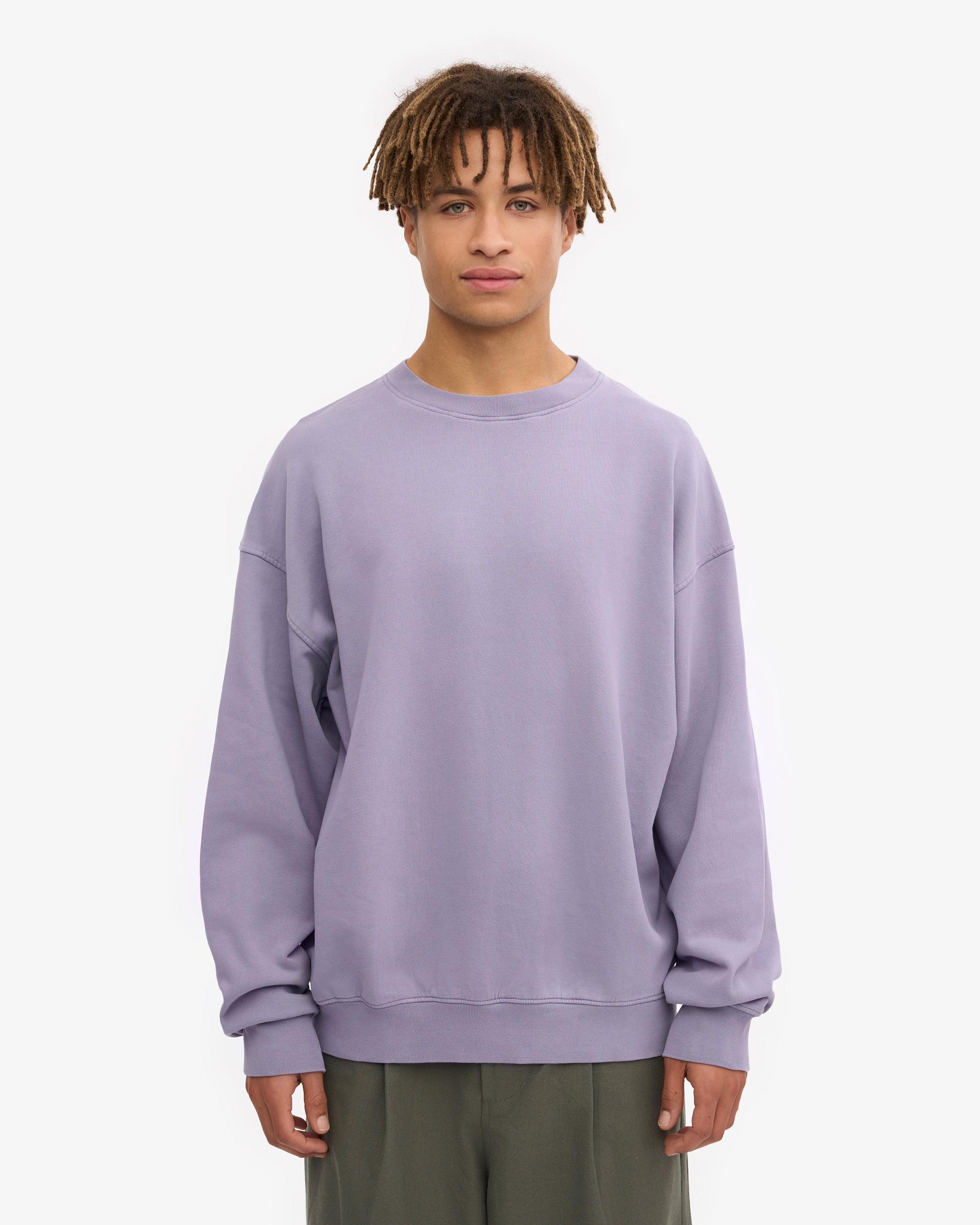 Organic Oversized Crew - Purple Jade Product Image