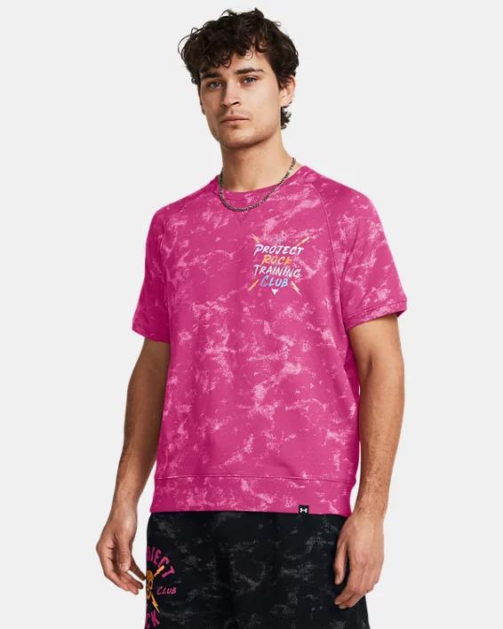 Men's Project Rock Terry Printed Crew Product Image