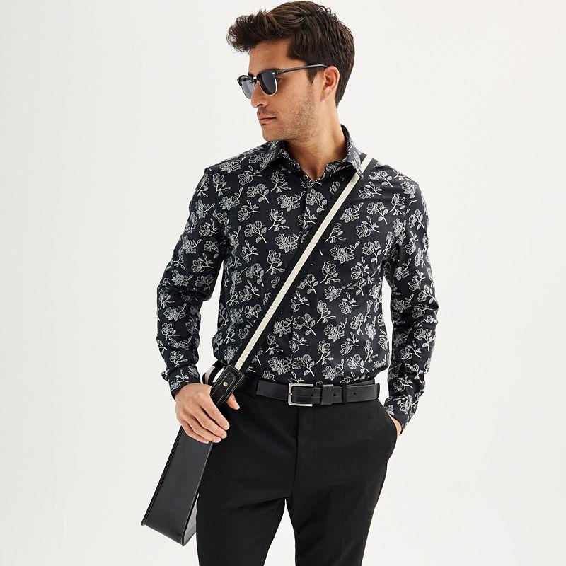 Mens Apt. 9 Premier Flex Slim-Fit Dress Shirt Product Image