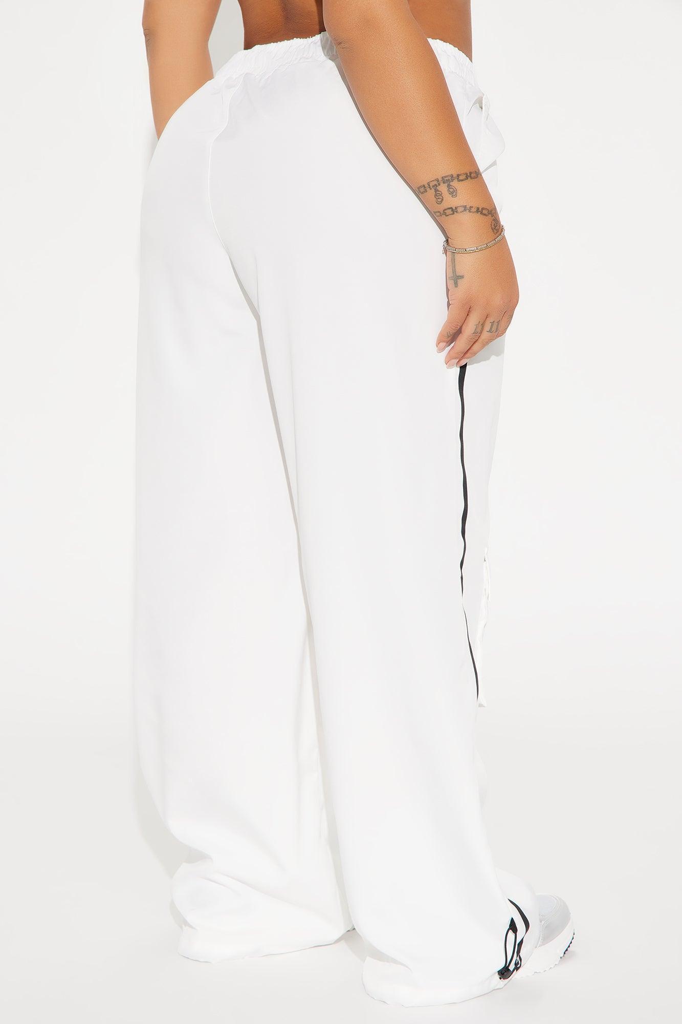 Certified Trackstar Windbreaker Track Pant - White Product Image
