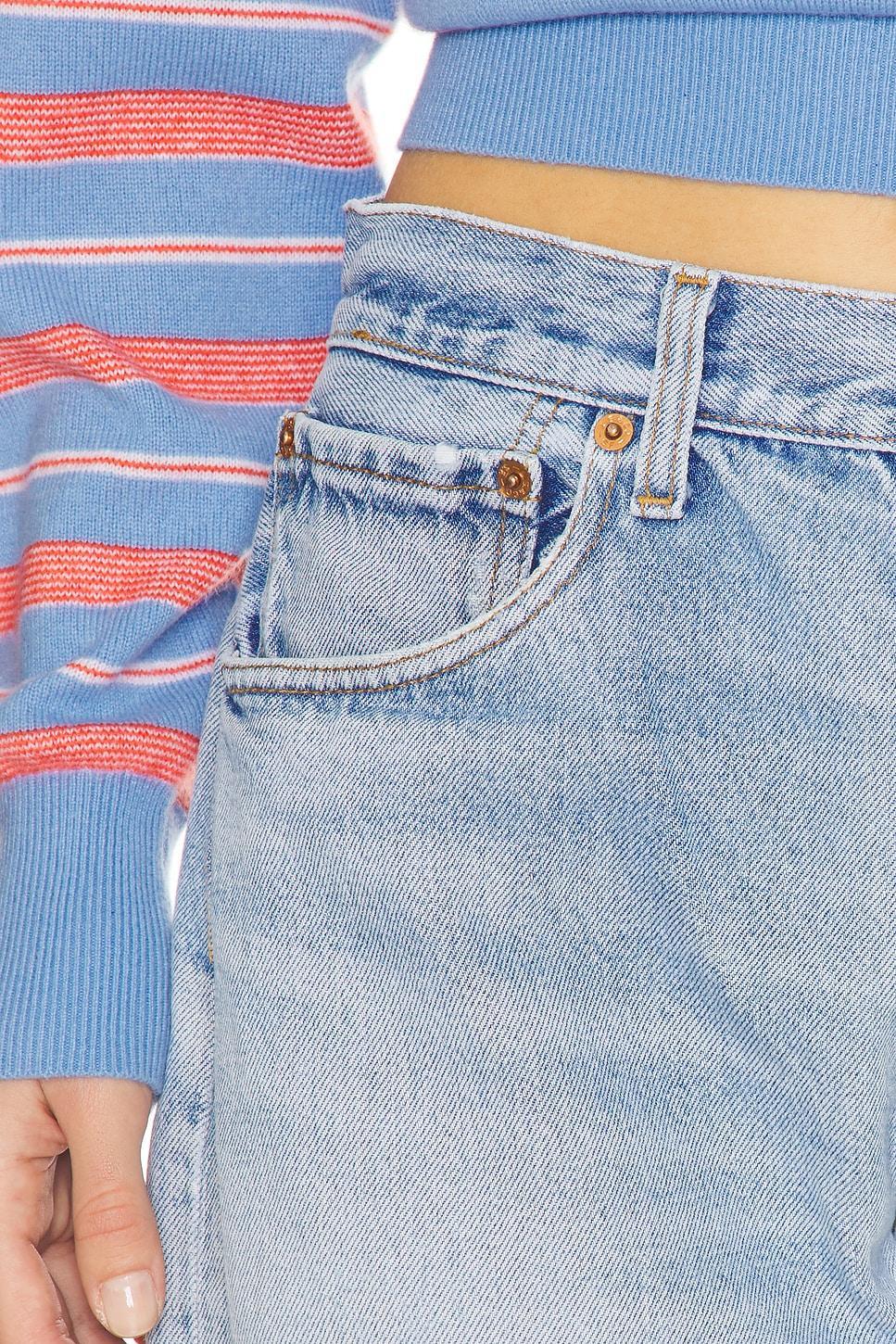 Relaxed Undone Hem Jeans aligrace Product Image
