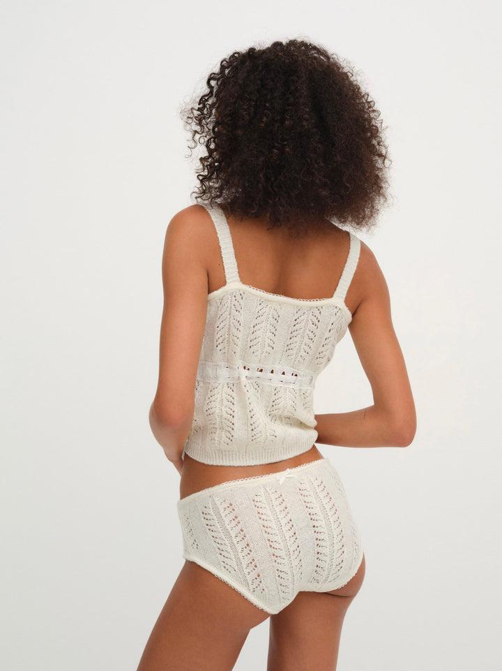 Nathalie Top — Ivory Product Image