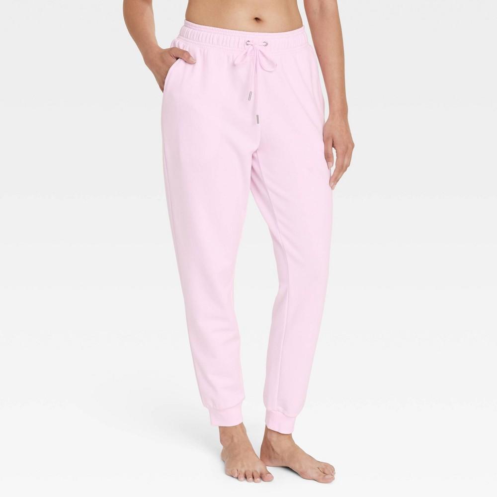 Women's Fleece Jogger Pants - Auden™ S: Tapered Leg, Front Tie Product Image