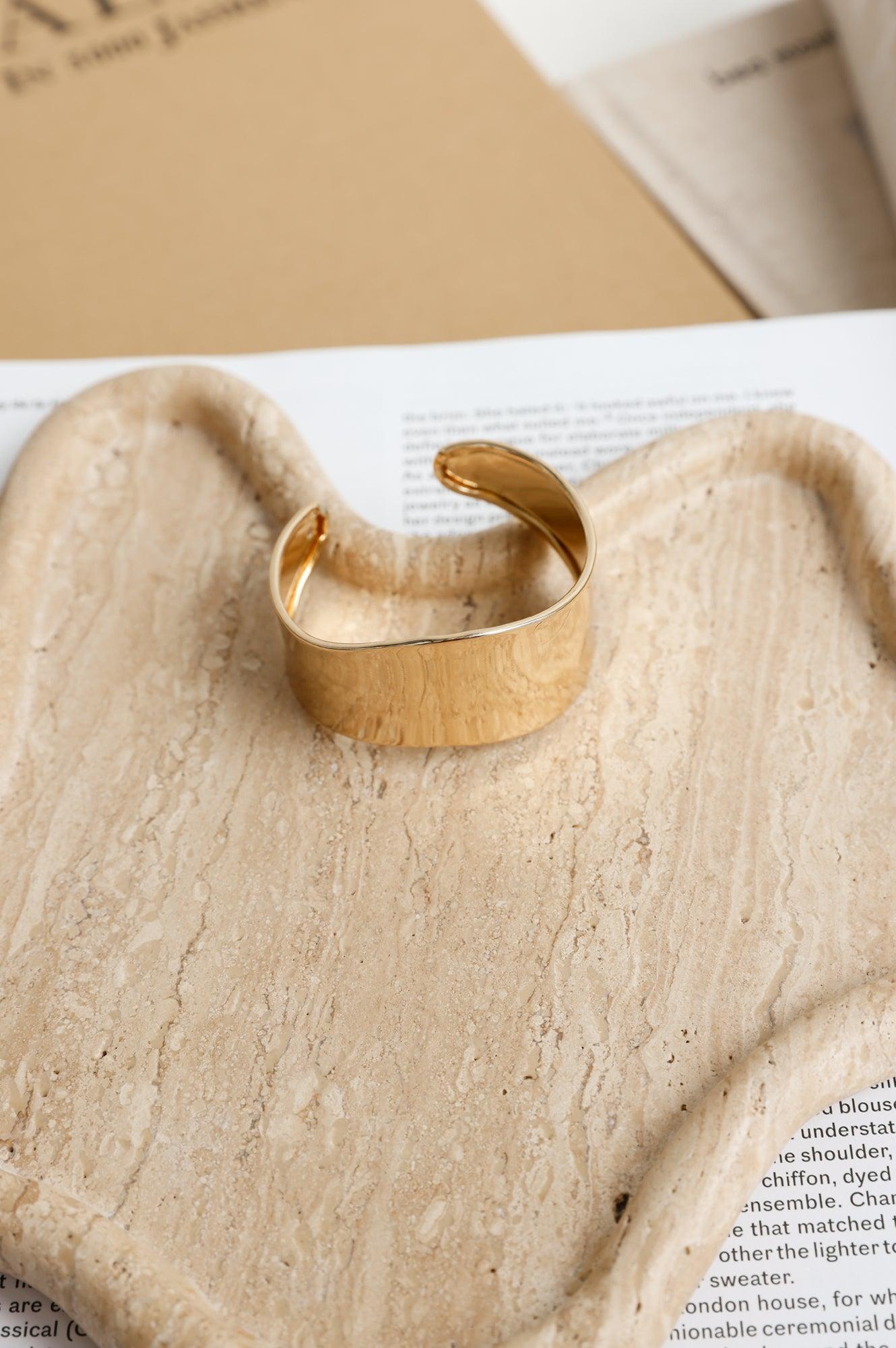 Icon Edit Cuff Bracelet Gold Product Image