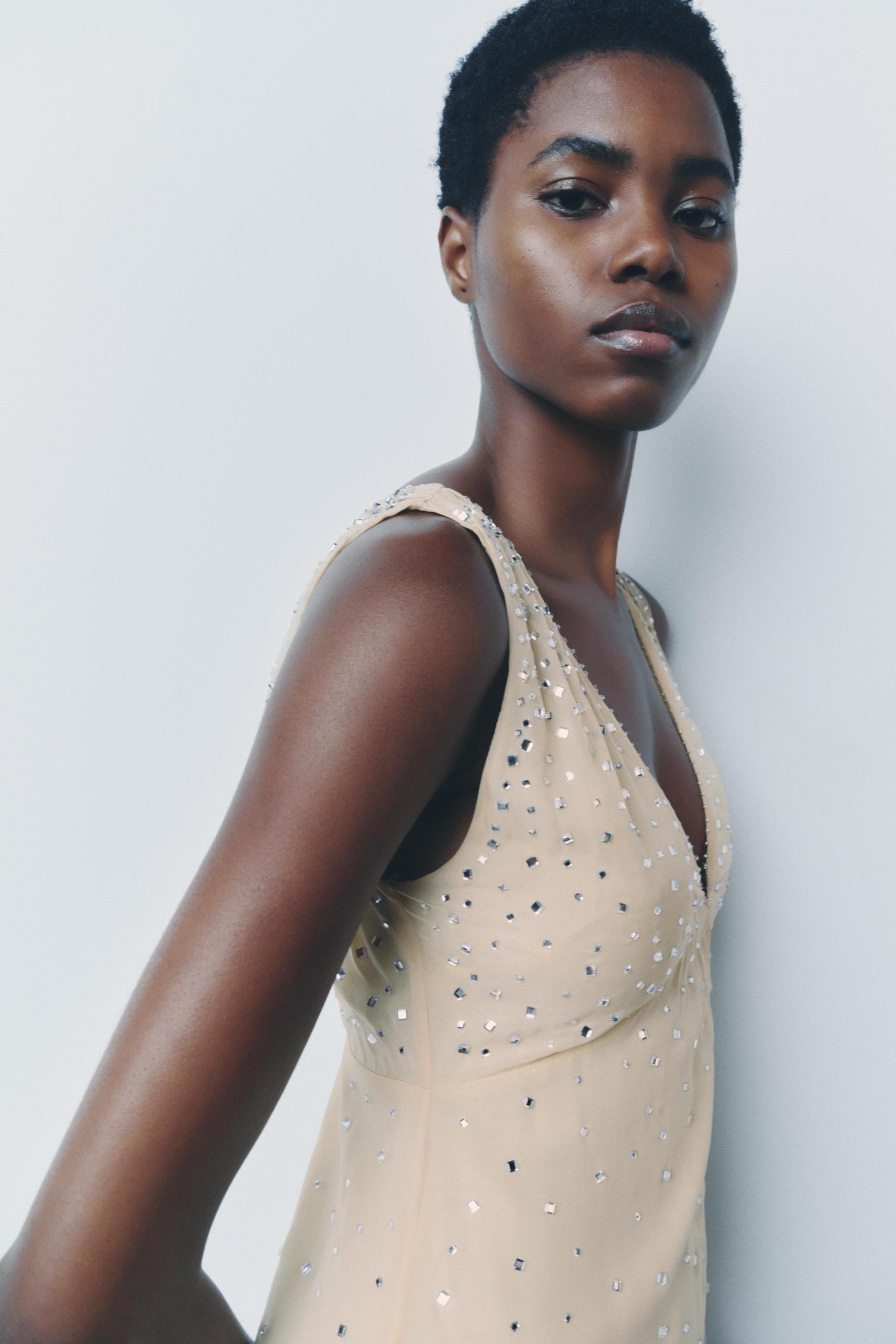 SPARKLY MINI DRESS ZW COLLECTION Product Image