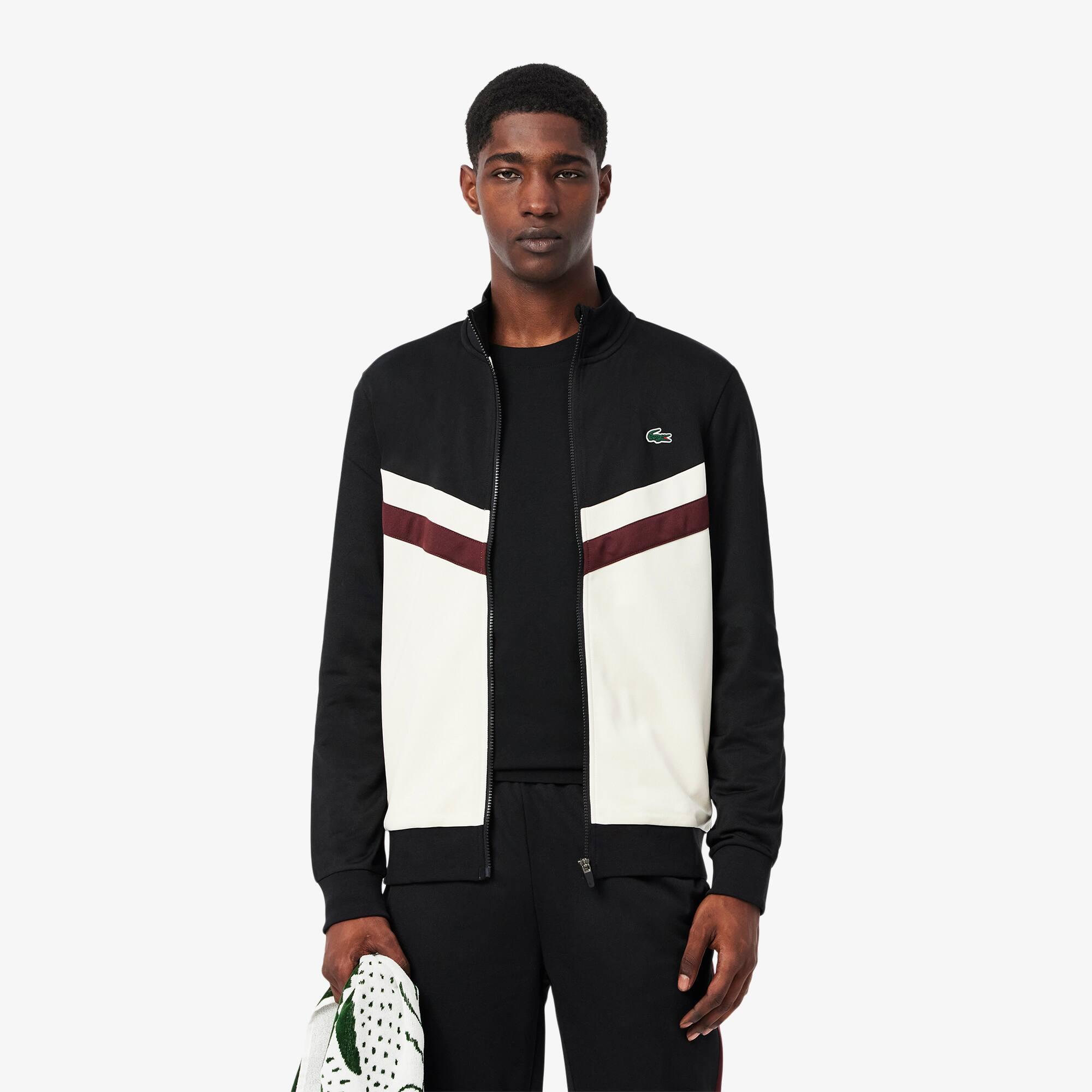 Zip-Up Print Tennis Sweatshirt Product Image