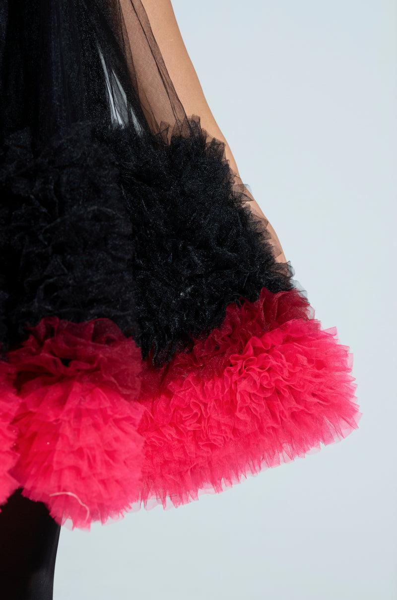 ONLY ME OMBRE TULLE MINI DRESS Product Image