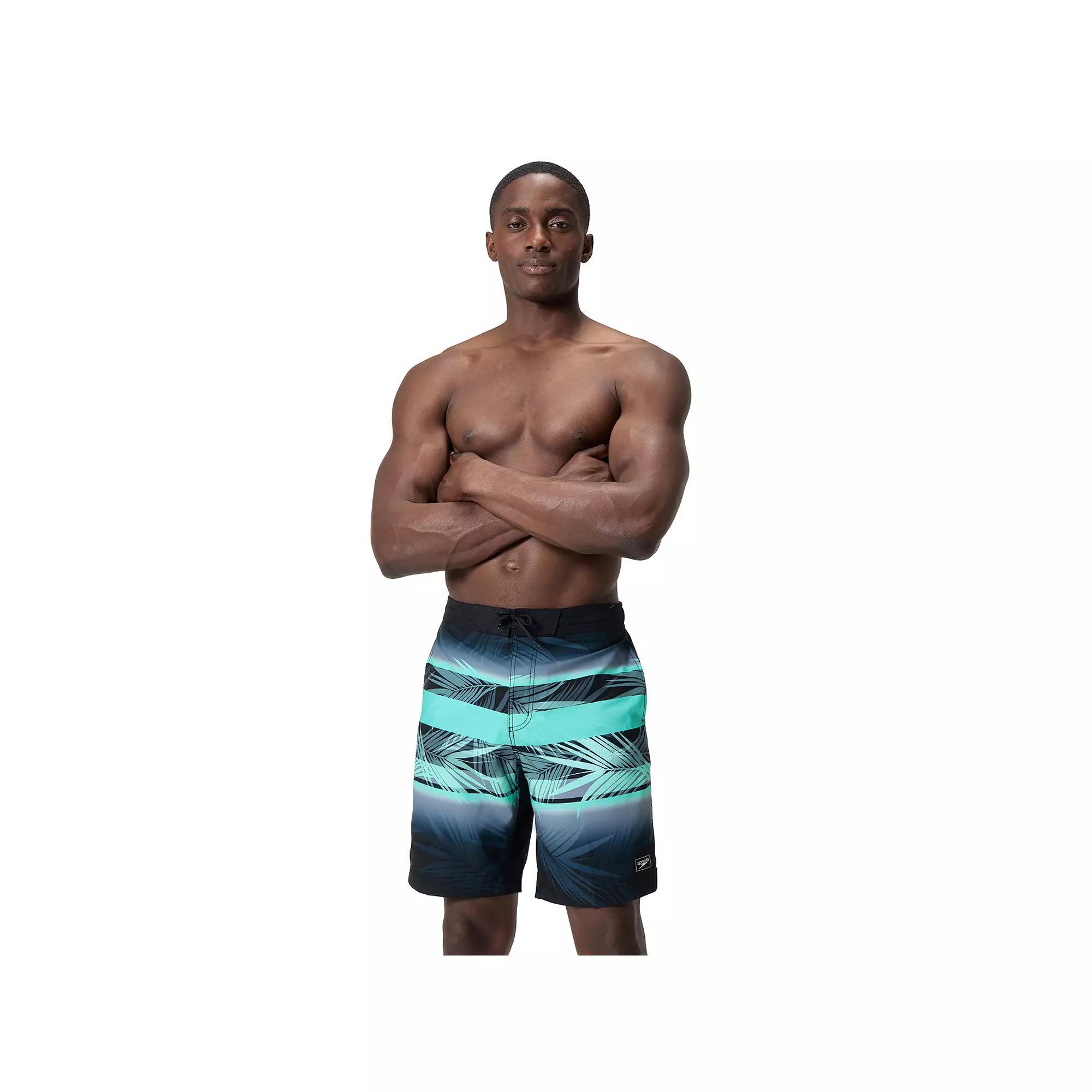 Mens Speedo Bondi UPF 50+ Boardshort Swim Trunks Grey Product Image