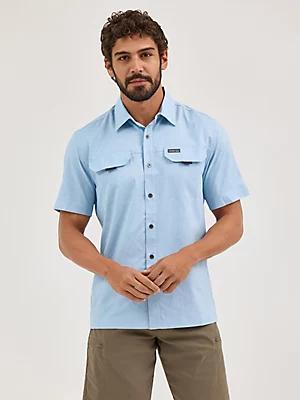 Men's Hiking Short Sleeve Shirt | Men's SHIRTS | Wrangler® Product Image