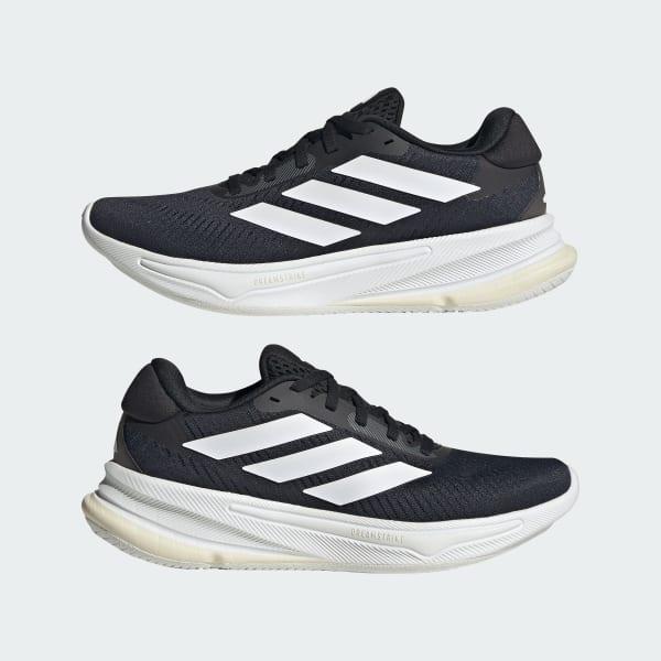 adidas Supernova Ease Women's Running Shoes, Size: 11, White Black Product Image