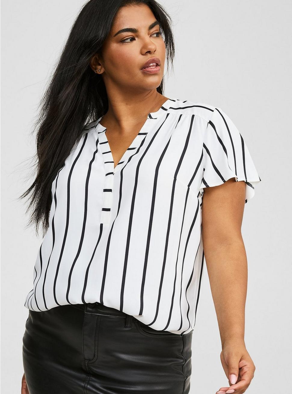 Harper Flutter Sleeve Pullover Blouse Product Image
