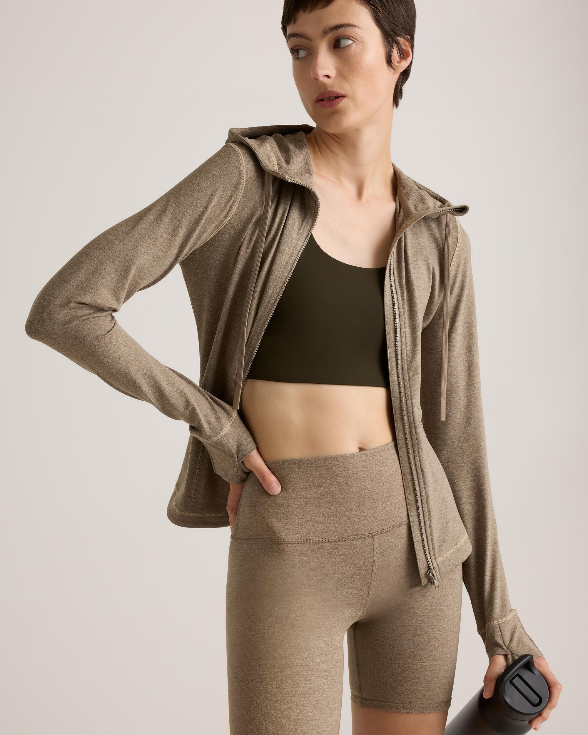 Quince | Women's Ultra-Soft Slim Fit Hooded Jacket Polyester Product Image