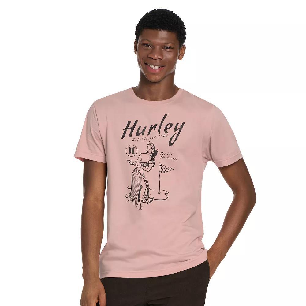 Men's Hurley Front Graphic Tee, Size: Small, Beach Clay Product Image