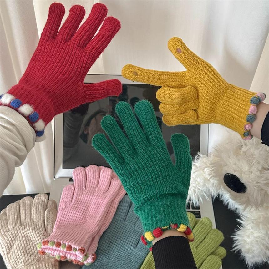 Knit Gloves Product Image