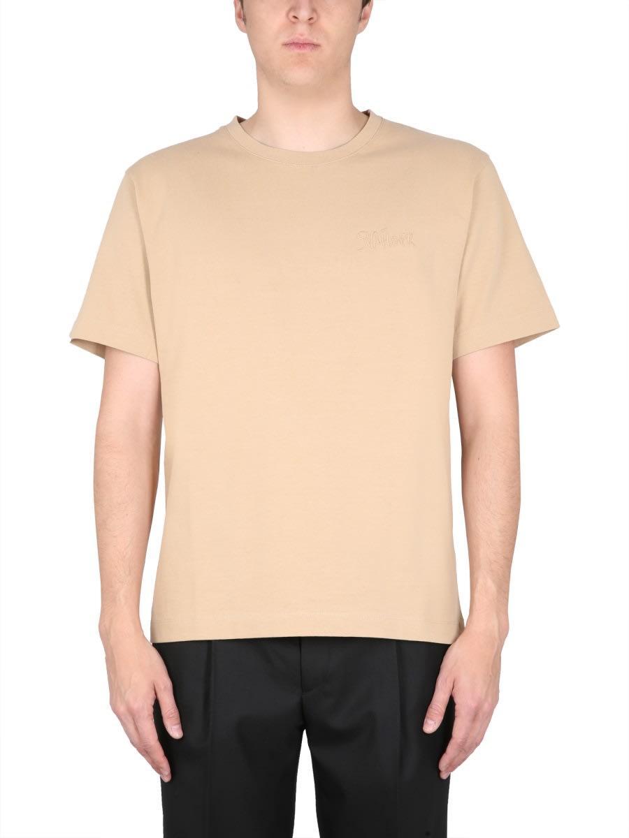 SUNFLOWER Man T-shirt Sand Size L Organic Cotton In Beige Product Image