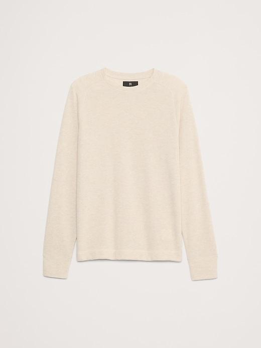 Slub Double-Knit Crew-Neck T-Shirt Product Image