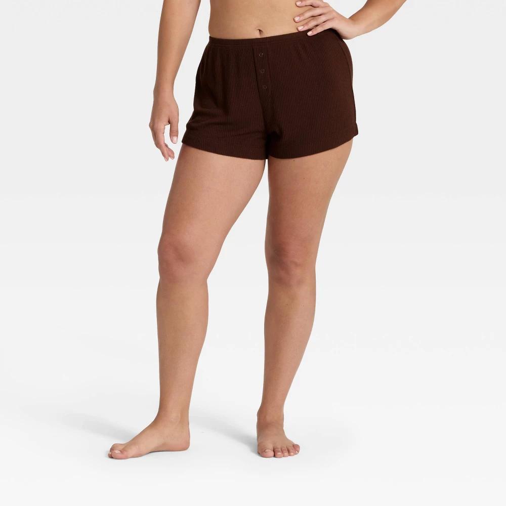 Women's Cozy Ribbed Shorts - Auden™ Product Image