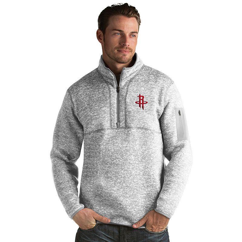 Mens Antigua Washington Wizards Fortune Pullover Wiz Light Gray Grey Product Image