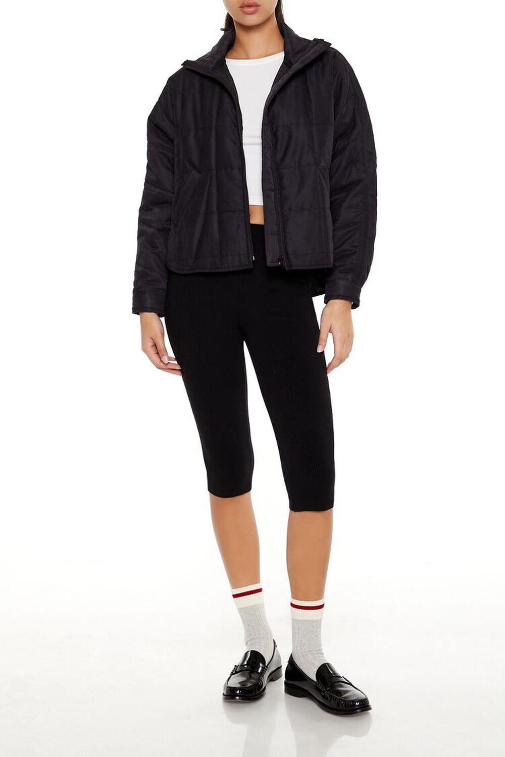 Quilted Dolphin-Hem Jacket | Forever 21 Product Image