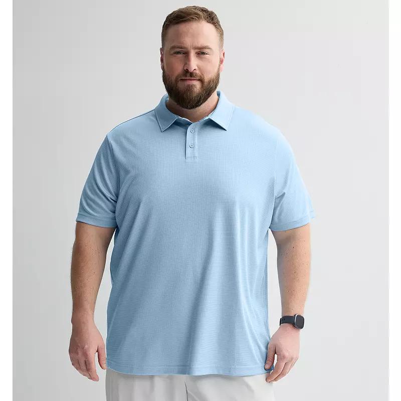 Big & Tall Tek Gear® Dry Tek Polo, Men's, Size: 2XB, Blue Geneva Product Image