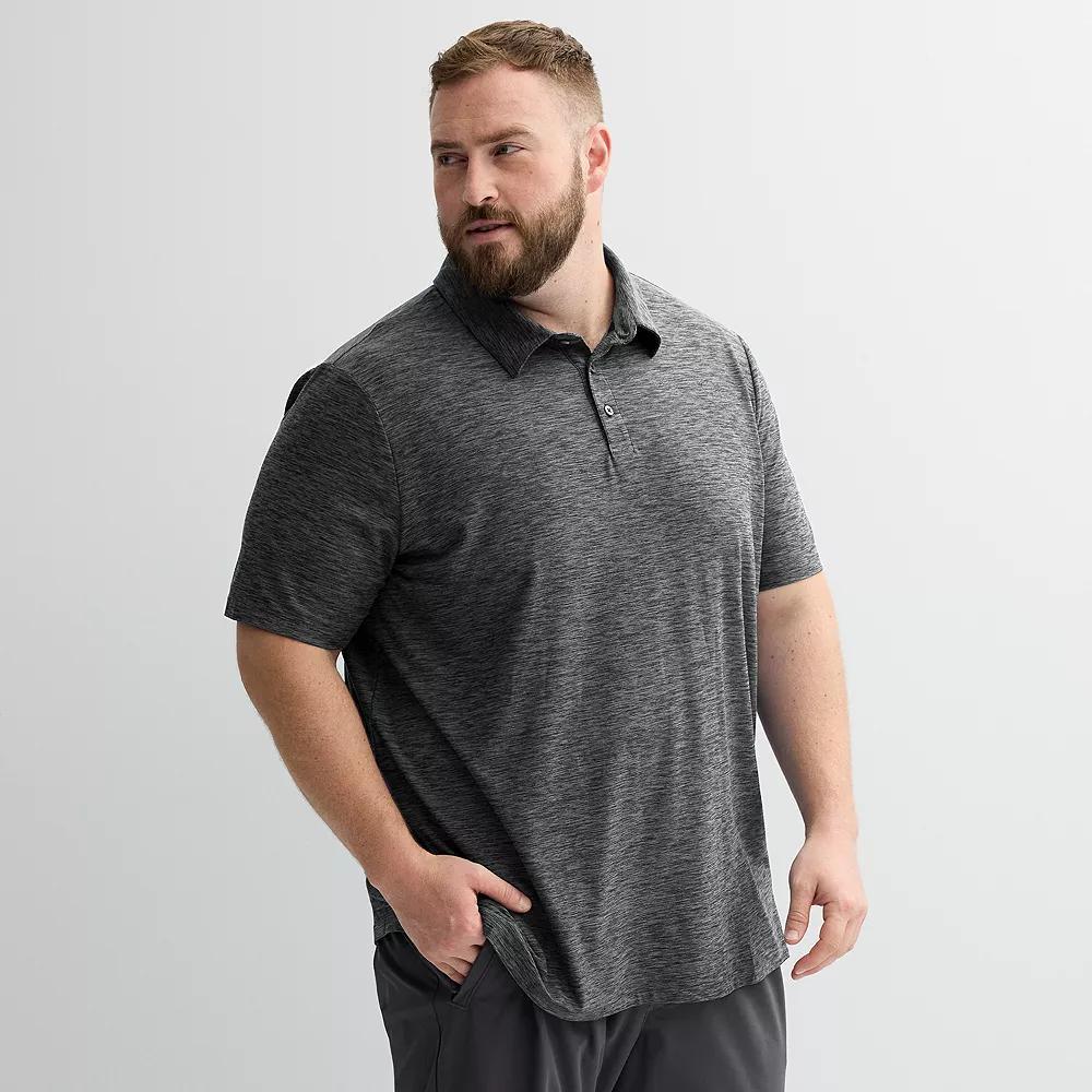 Big & Tall FLX Wander Polo, Men's, Size: 3XB, Green Grey Product Image