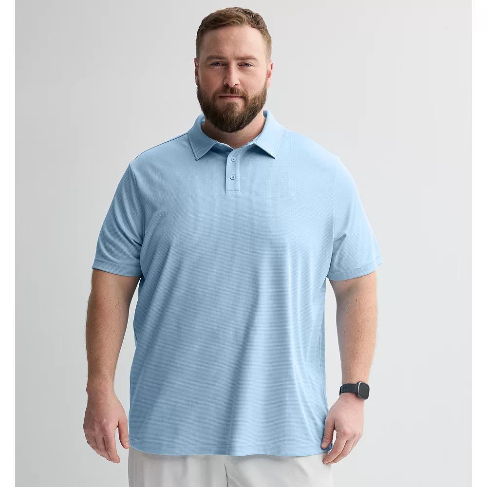 Big & Tall Tek Gear® Dry Tek Polo, Men's, Size: 2XB, Blue Geneva Product Image