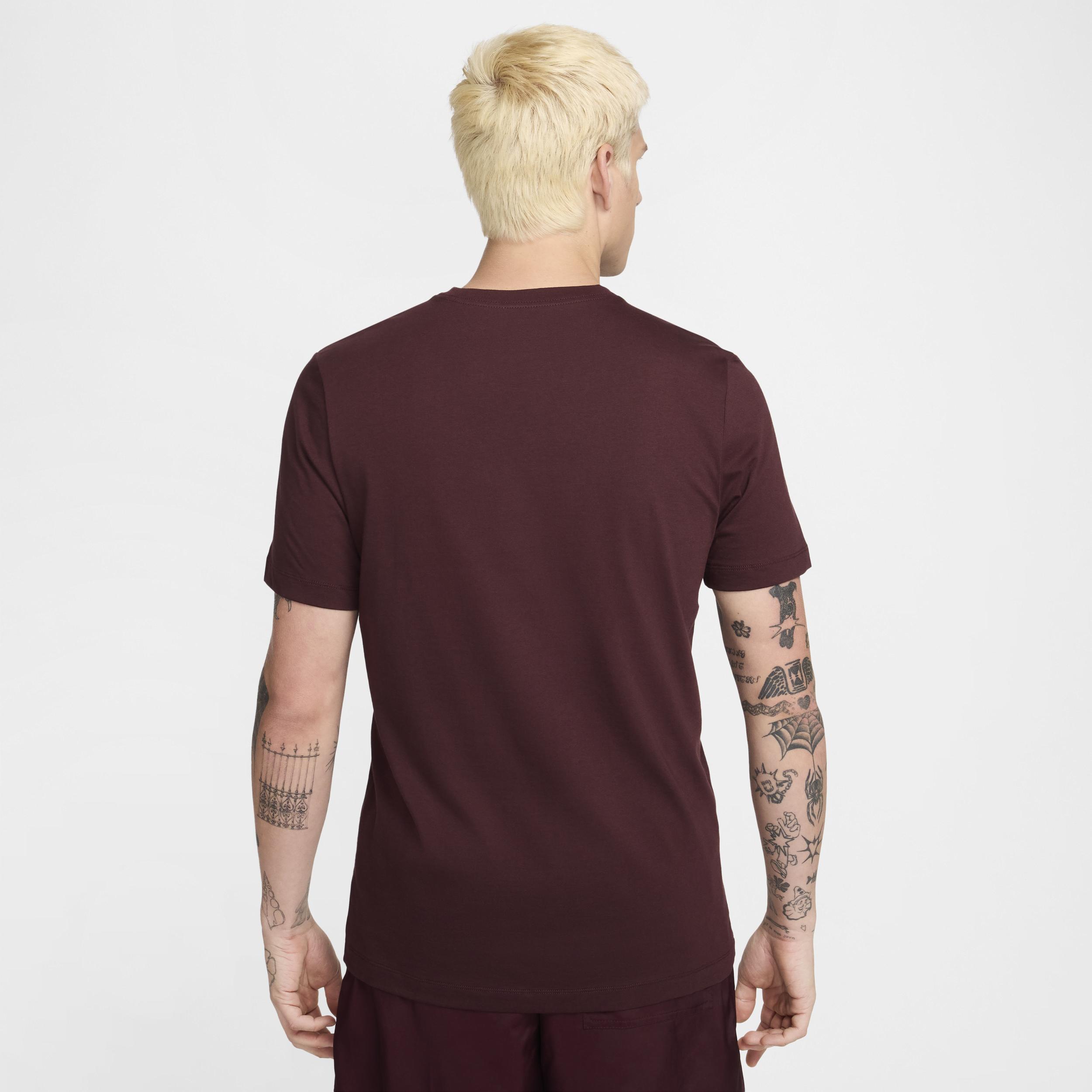 Men's Nike Sportswear Club Tee, Size: Large, Red Crush Product Image