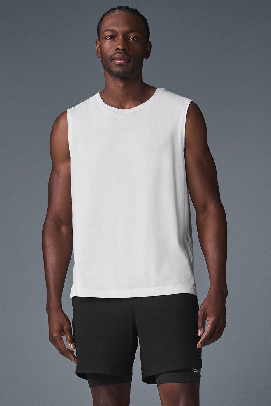 The Triumph Muscle Tank - White Product Image