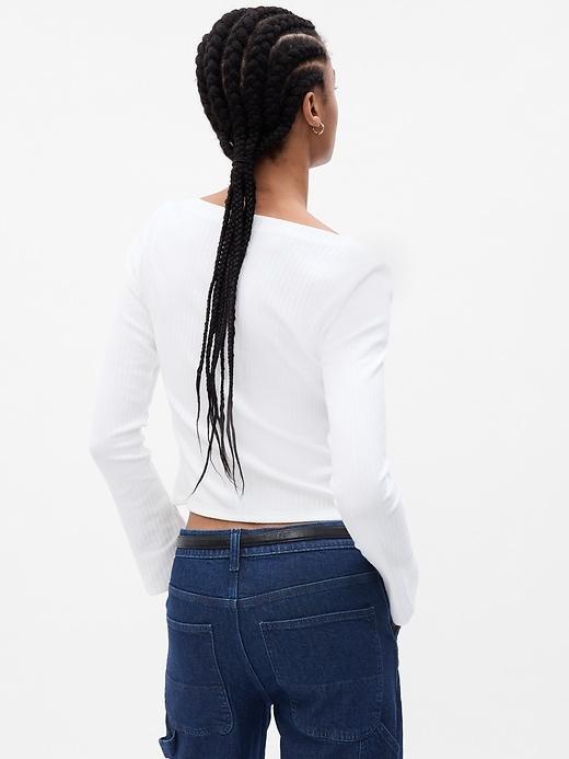 Modern Rib Cardigan Product Image