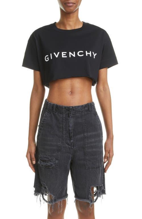 Womens Archetype Cropped T-Shirt in Cotton Product Image