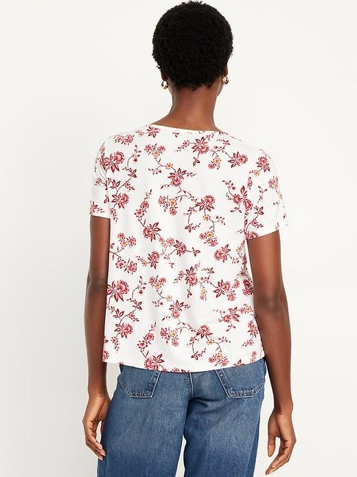 Luxe V-Neck T-Shirt Product Image