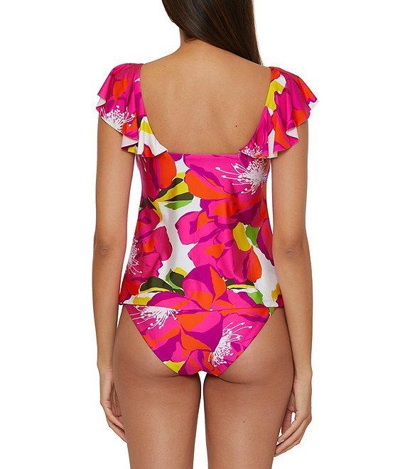 Trina Turk Bloom Shirred Tab Side Hipster Swim Bottom Product Image