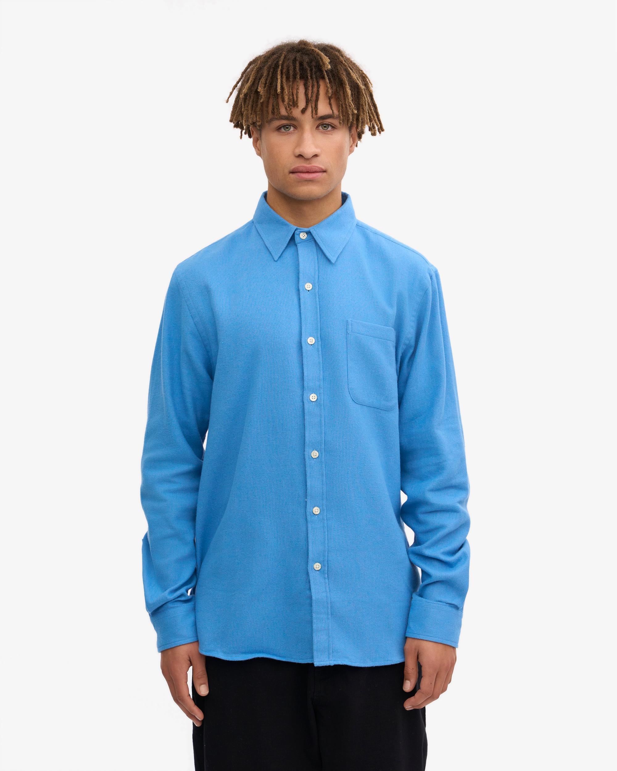 Organic Flannel Shirt - Sahara Camel Product Image
