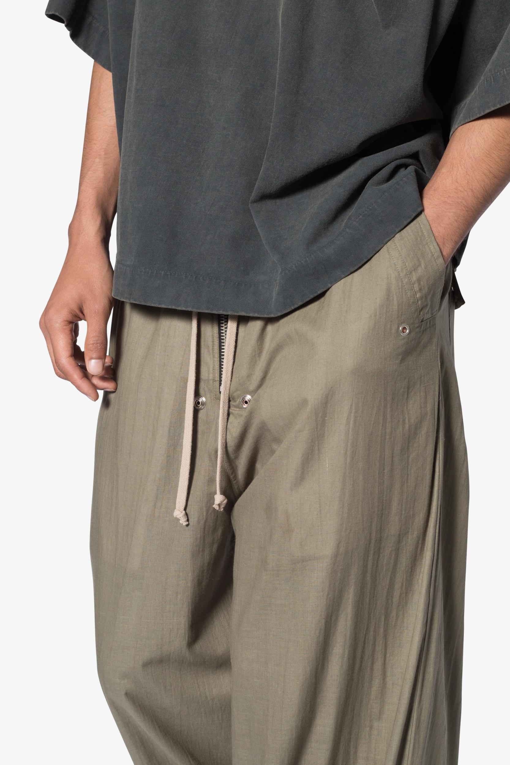 Layered Rave Pants - Olive Product Image