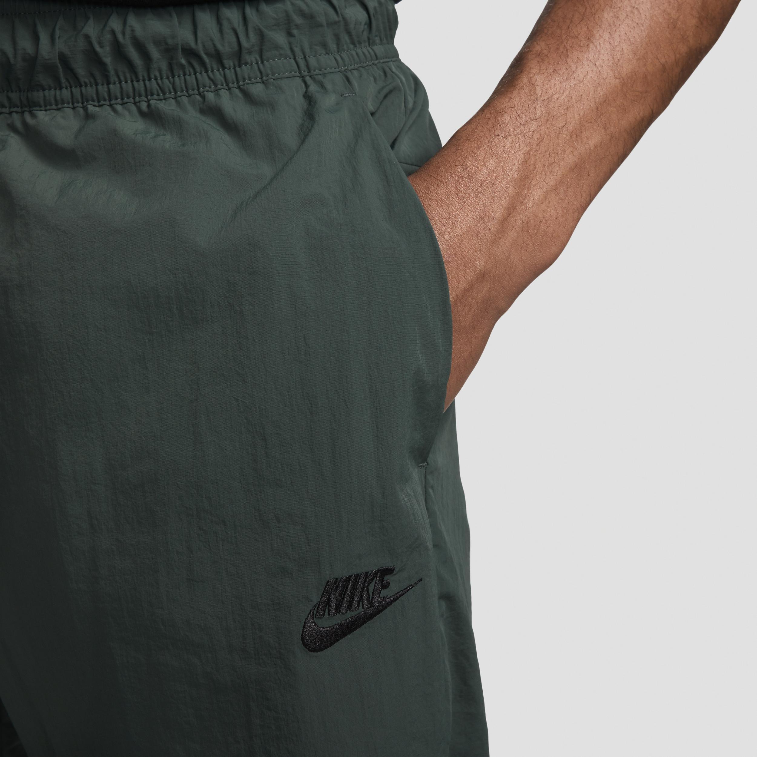 Nike Mens Tech Woven Straight Leg Pants - Vintage/Black Product Image
