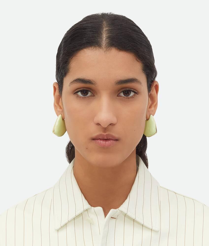 Women's Small Fin Earrings in Ice cream Product Image