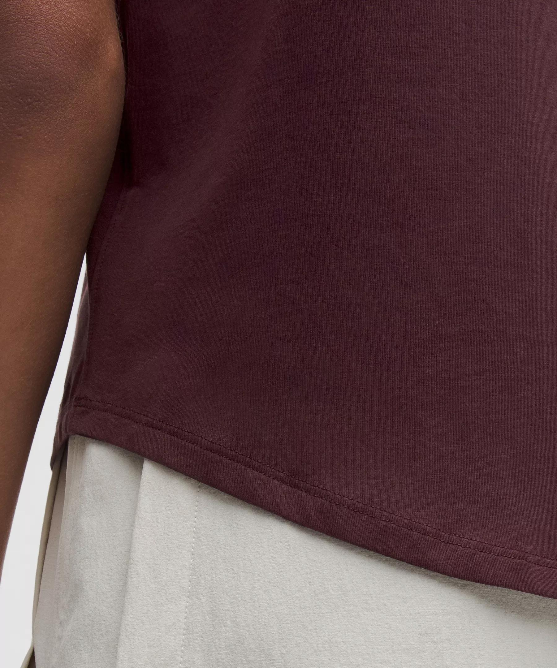 Love Curved-Hem Crewneck T-Shirt Product Image